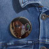 Minos Portrait Pin Button