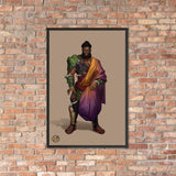 La'skrin, the Master Tactician of Heaven's Fall Framed Poster - Swordsfall