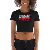 Romantically Interested In Knives Crop Top - Swordsfall