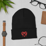 Romantically Interested in Knives (Dual Knives) Cuffed Beanie