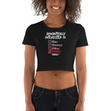 Romantically Interested In Knives (Checklist) Crop Top