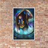 The Seeker in the Tapestry Framed Poster - Swordsfall