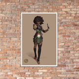 Alara, Second in Command of Heaven's Fall Framed Poster - Swordsfall