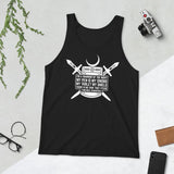 Warrior of the Night Quote Tank Top