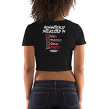 Romantically Interested In Knives (Dual Knives) Double sided Crop Top - Swordsfall