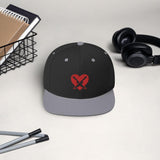 Romantically Interested in Knives (Heart Knives) Snapback Hat