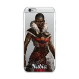 Nubia (Full Portrait) Clear iPhone Case - Swordsfall