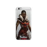 Nubia (Full Portrait) Clear iPhone Case - Swordsfall